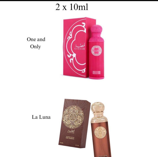 One and only & La luna gissah 2X10ML Samples